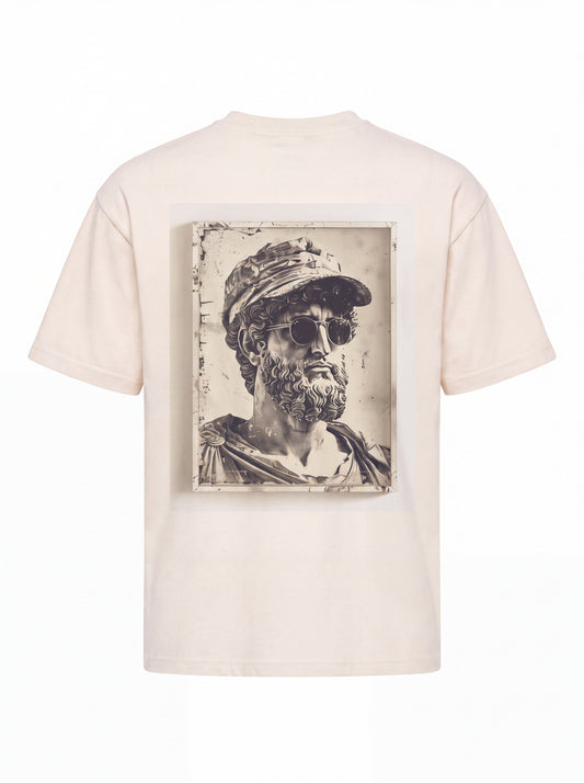 Vintage Roman Bust Tee — Statue with Sunglasses Graphic T-Shirt