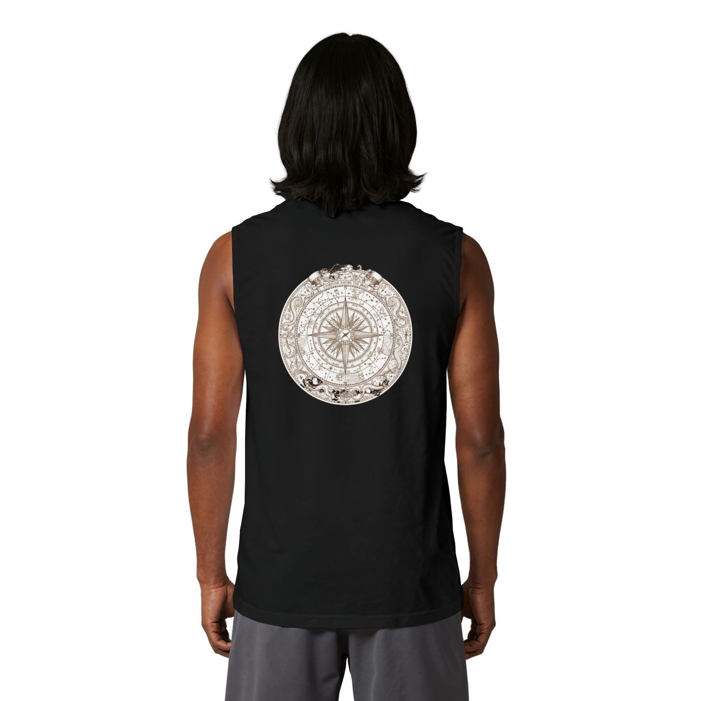 Compass Rose Muscle Tank — Key Accent