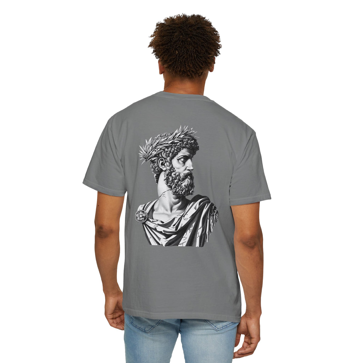Classical Roman Bust T-Shirt — Vintage Statue Graphic Tee