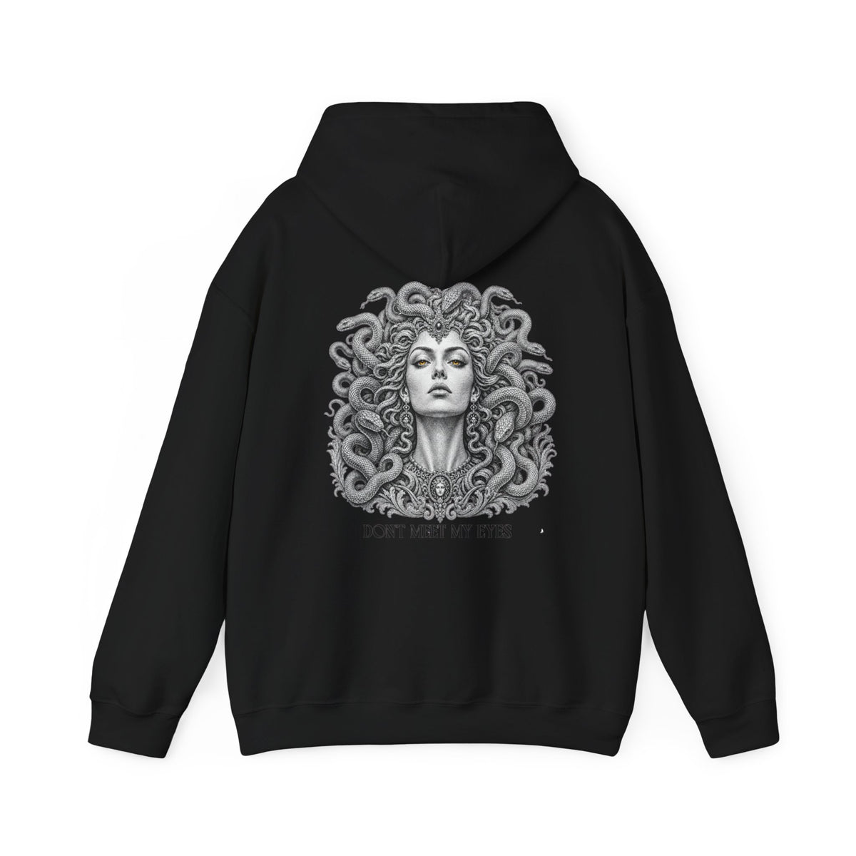 Medusa Hoodie — Greek Mythology Gorgon Back Print Sweatshirt