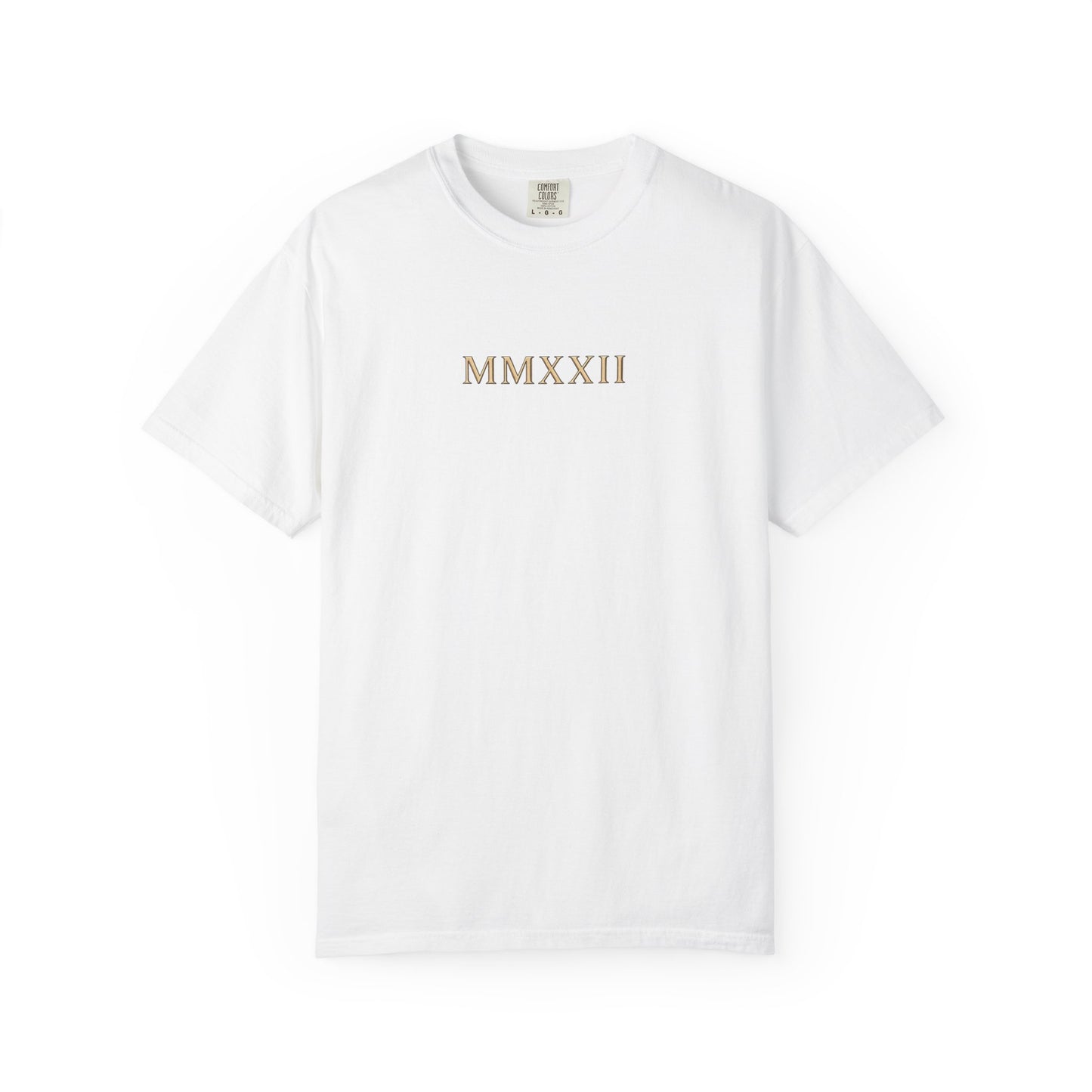 Roman Bust Tee — MMXXII Laurel Back Print