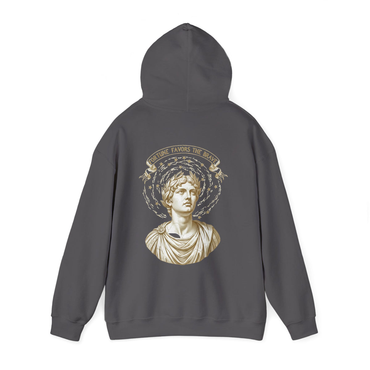 Apollo Hoodie — Greek God Statue Mythology Back Print