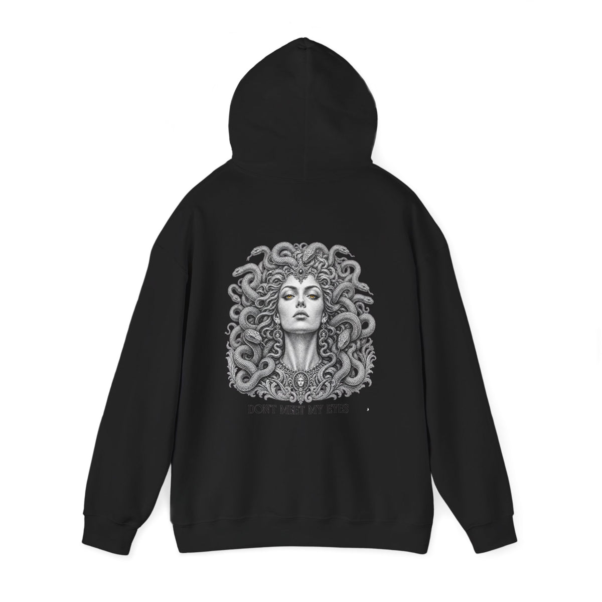 Medusa Hoodie — Greek Mythology Gorgon Back Print Sweatshirt