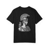 Athena Vintage Helmet T-Shirt — Classical Goddess Illustration Tee