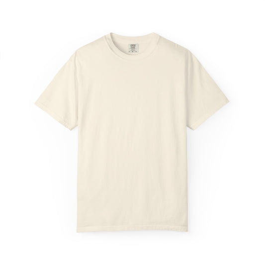 Reaching Hands Tee — Minimalist Classical Art Back Print