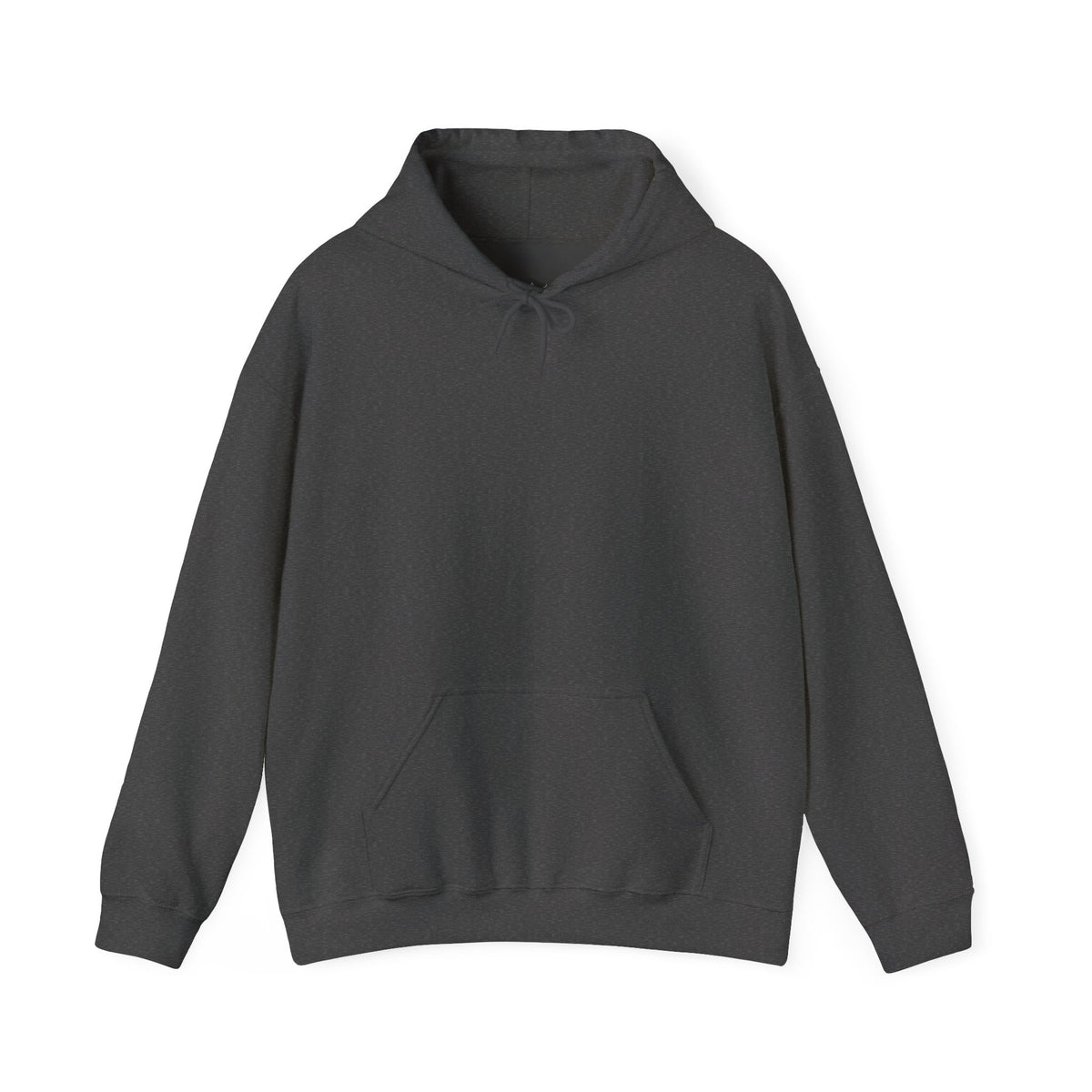 Atlas bearing a swirling globe in ornate filigree printed on the back of a heavyweight cotton-blend hoodie