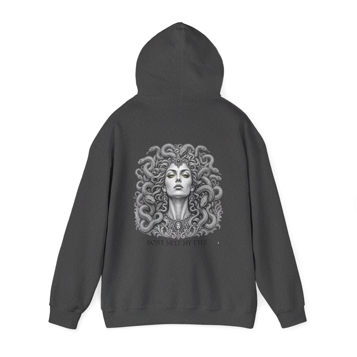 Medusa Hoodie — Greek Mythology Gorgon Back Print Sweatshirt