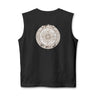 Compass Rose Muscle Tank — Nautical Key Emblem Sleeveless