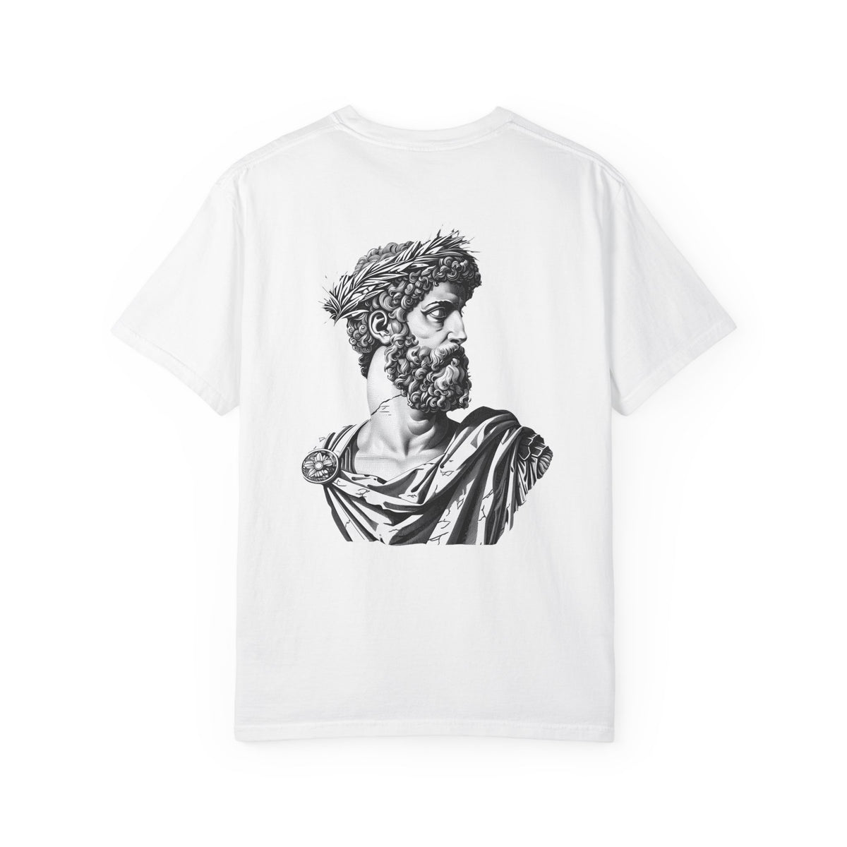 Classical Roman Bust T-Shirt — Vintage Statue Graphic Tee