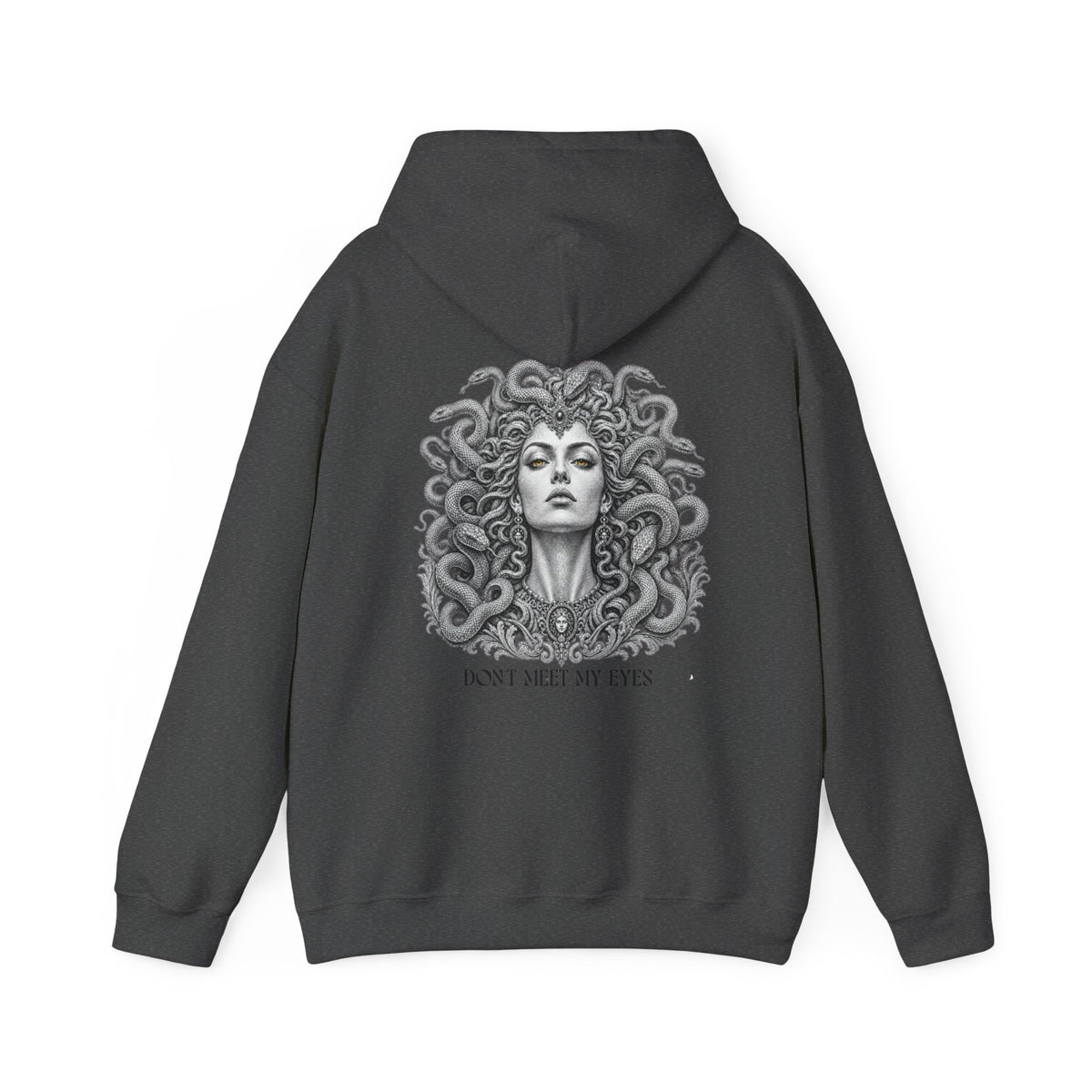 Medusa Hoodie — Greek Mythology Gorgon Back Print Sweatshirt