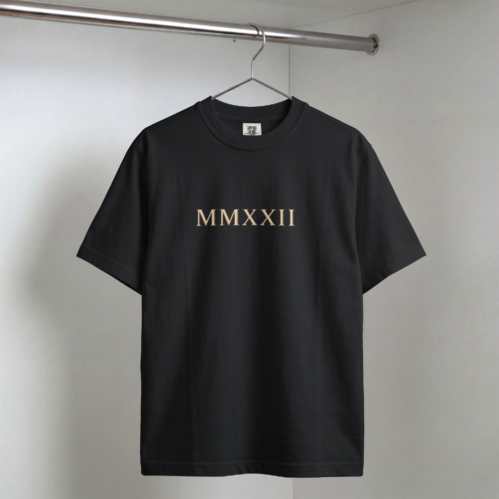 Roman Bust Tee — MMXXII Laurel Back Print