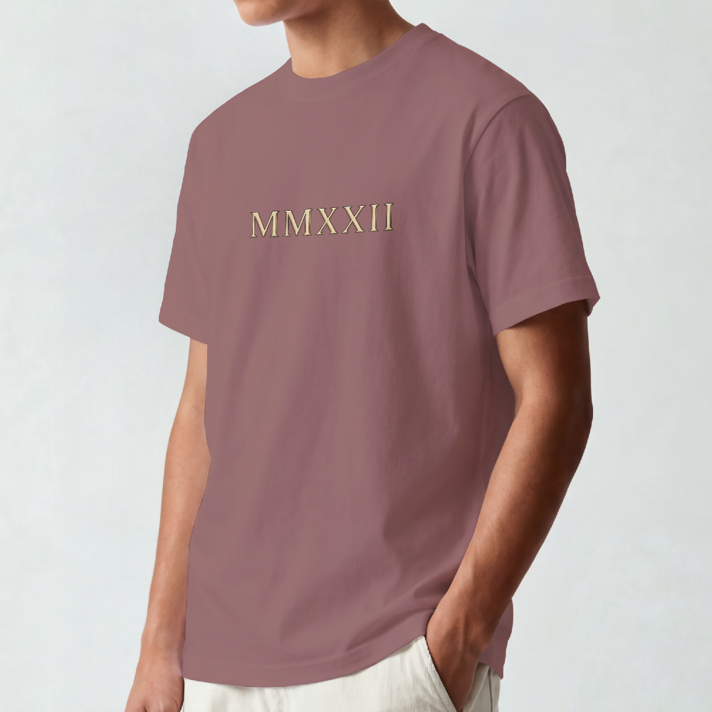 Roman Bust Tee — MMXXII Laurel Back Print