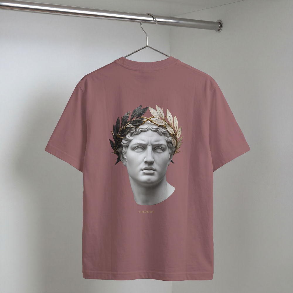Roman Bust Tee — MMXXII Laurel Back Print