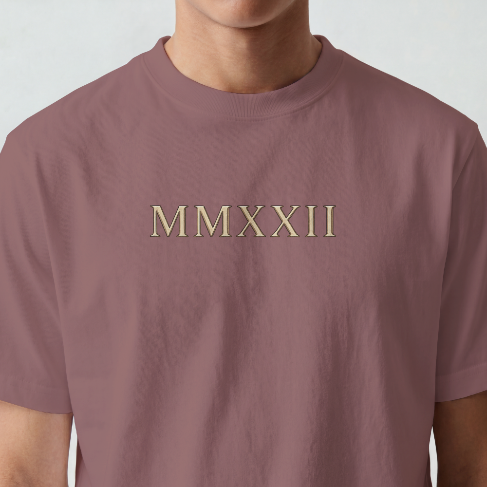 Roman Bust Tee — MMXXII Laurel Back Print
