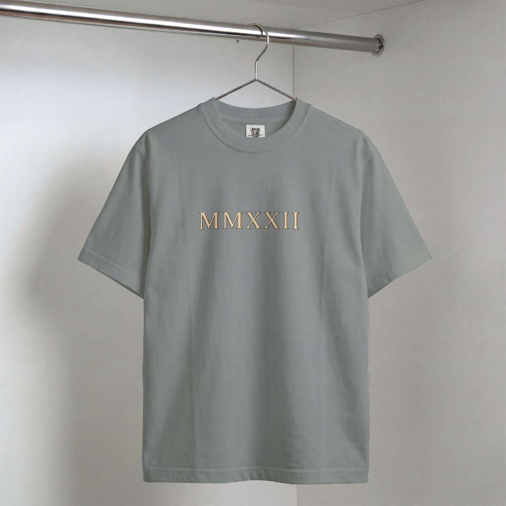 Roman Bust Tee — MMXXII Laurel Back Print