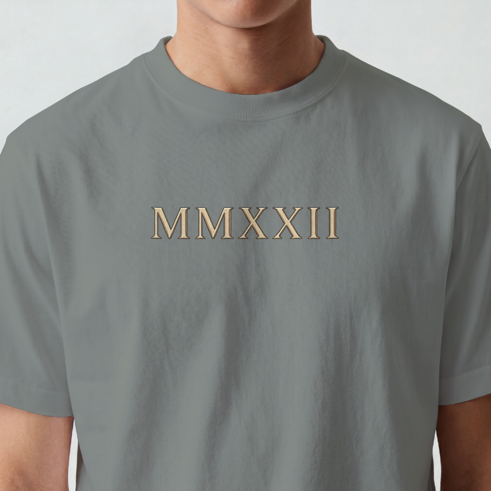 Roman Bust Tee — MMXXII Laurel Back Print
