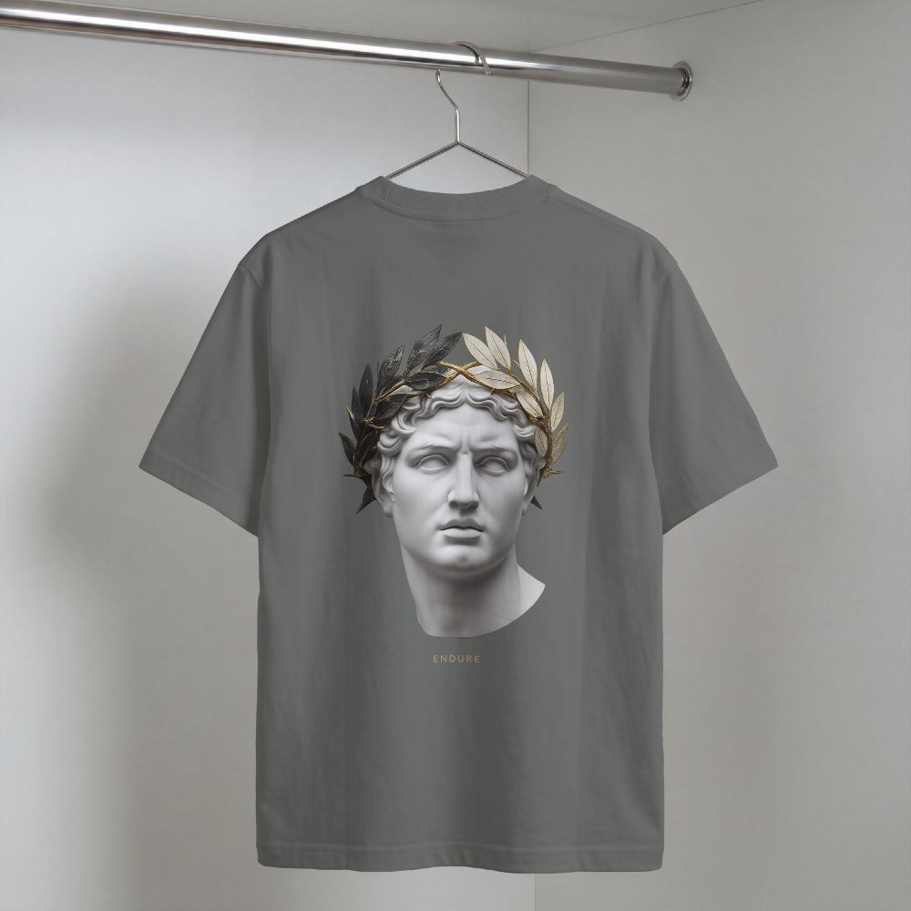 Roman Bust Tee — MMXXII Laurel Back Print