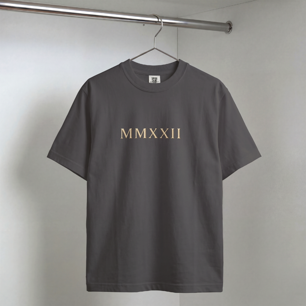Roman Bust Tee — MMXXII Laurel Back Print