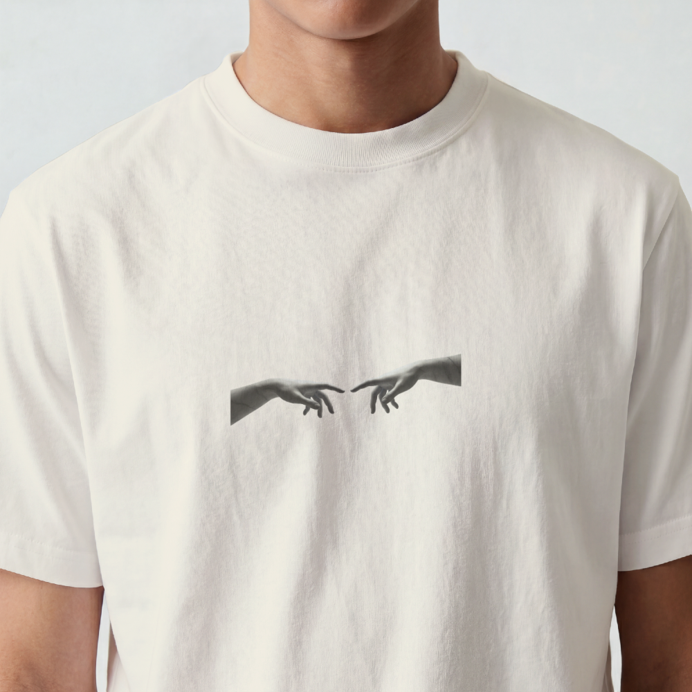 Greek Bust Tee — Red Slash