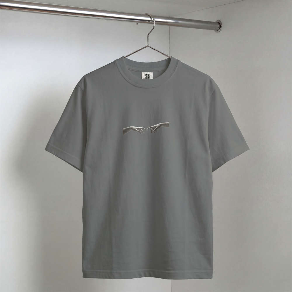 Greek Bust Tee — Red Slash