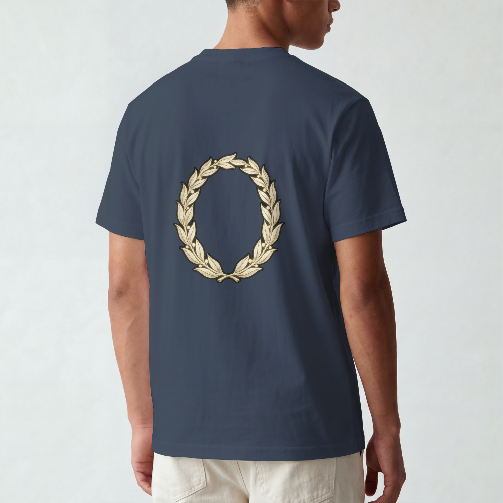 Gold Laurel Tee — MMXXII Back Print