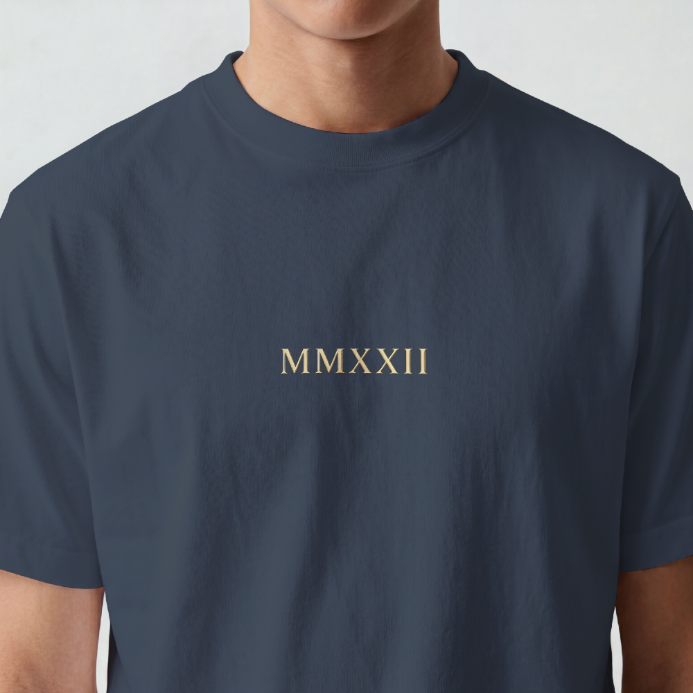 Gold Laurel Tee — MMXXII Back Print