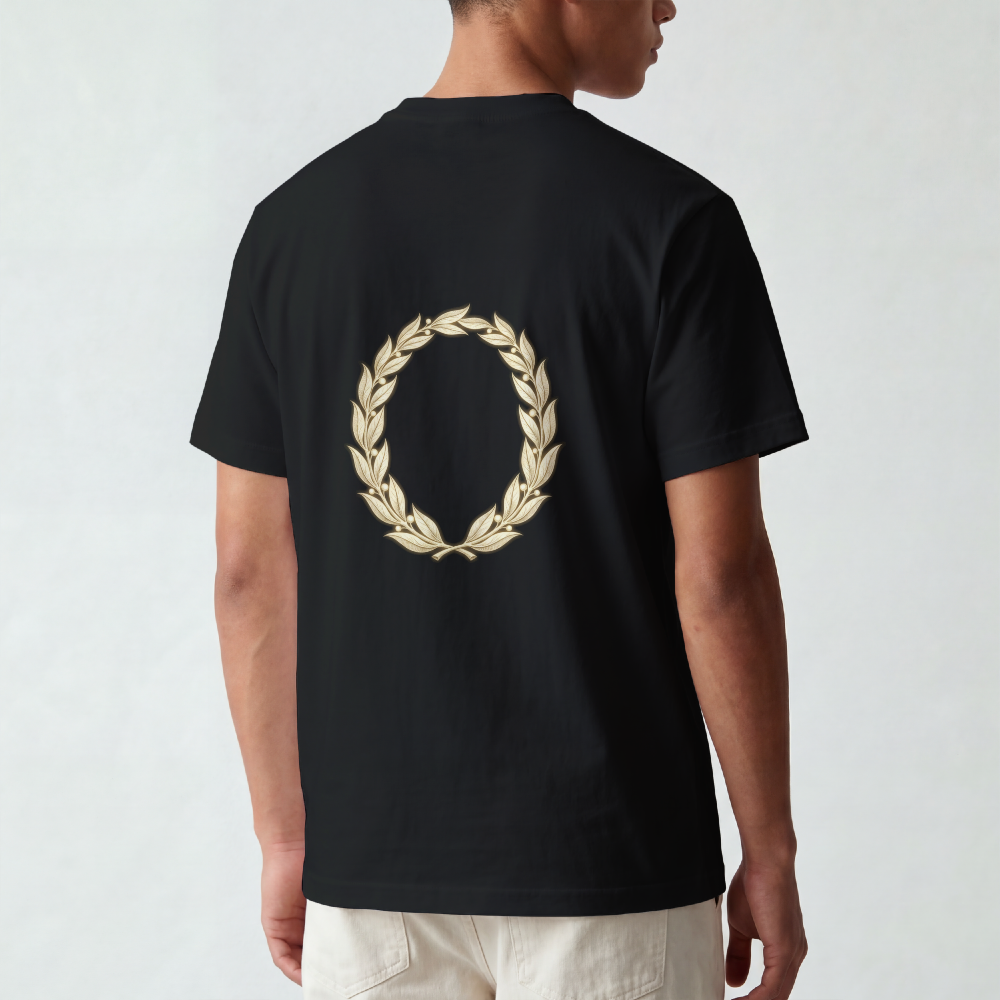 Gold Laurel Tee — MMXXII Back Print