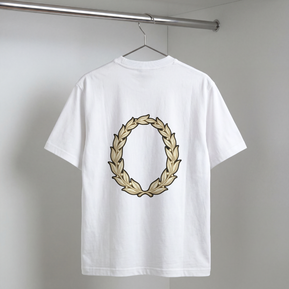 Gold Laurel Tee — MMXXII Back Print