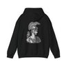 Athena Helmet Hoodie with Owl Illustration — Mythology Graphic Sweatshirt
