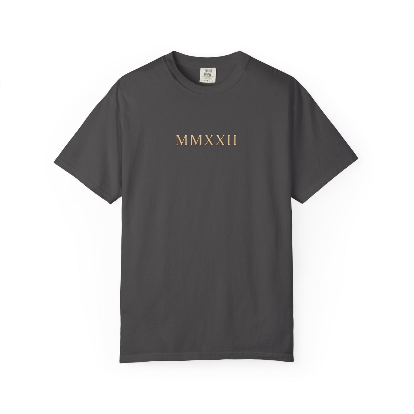 Roman Bust Tee — MMXXII Laurel Back Print
