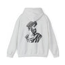 Classical Statue Hoodie — Roman Bust Graphic Back Print