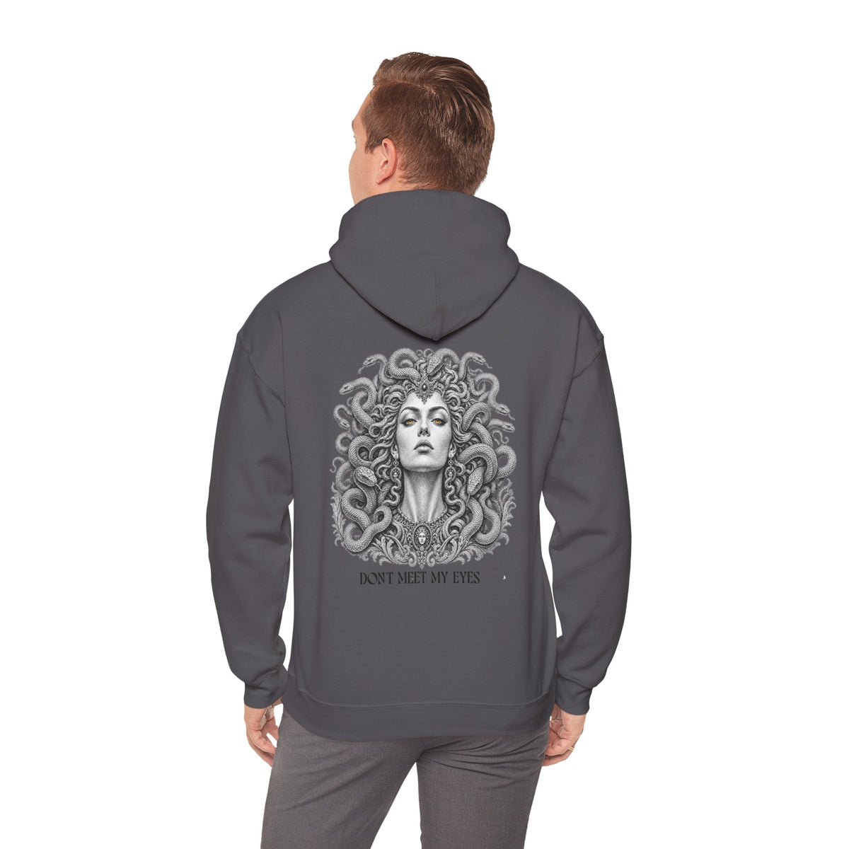 Medusa Hoodie — Greek Mythology Gorgon Back Print Sweatshirt