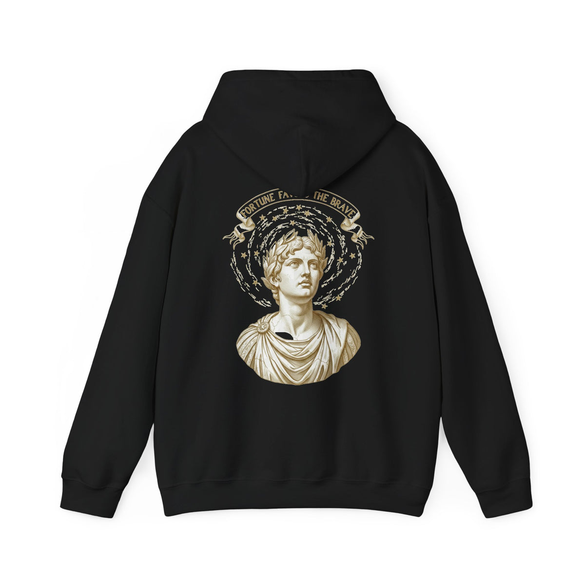 Apollo Hoodie — Greek God Statue Mythology Back Print