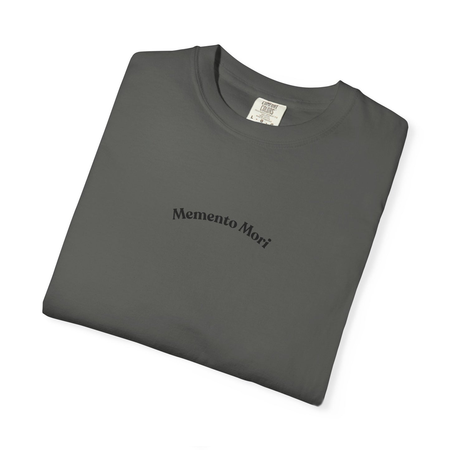 Memento Mori Tee — Skull & Roses Back Print