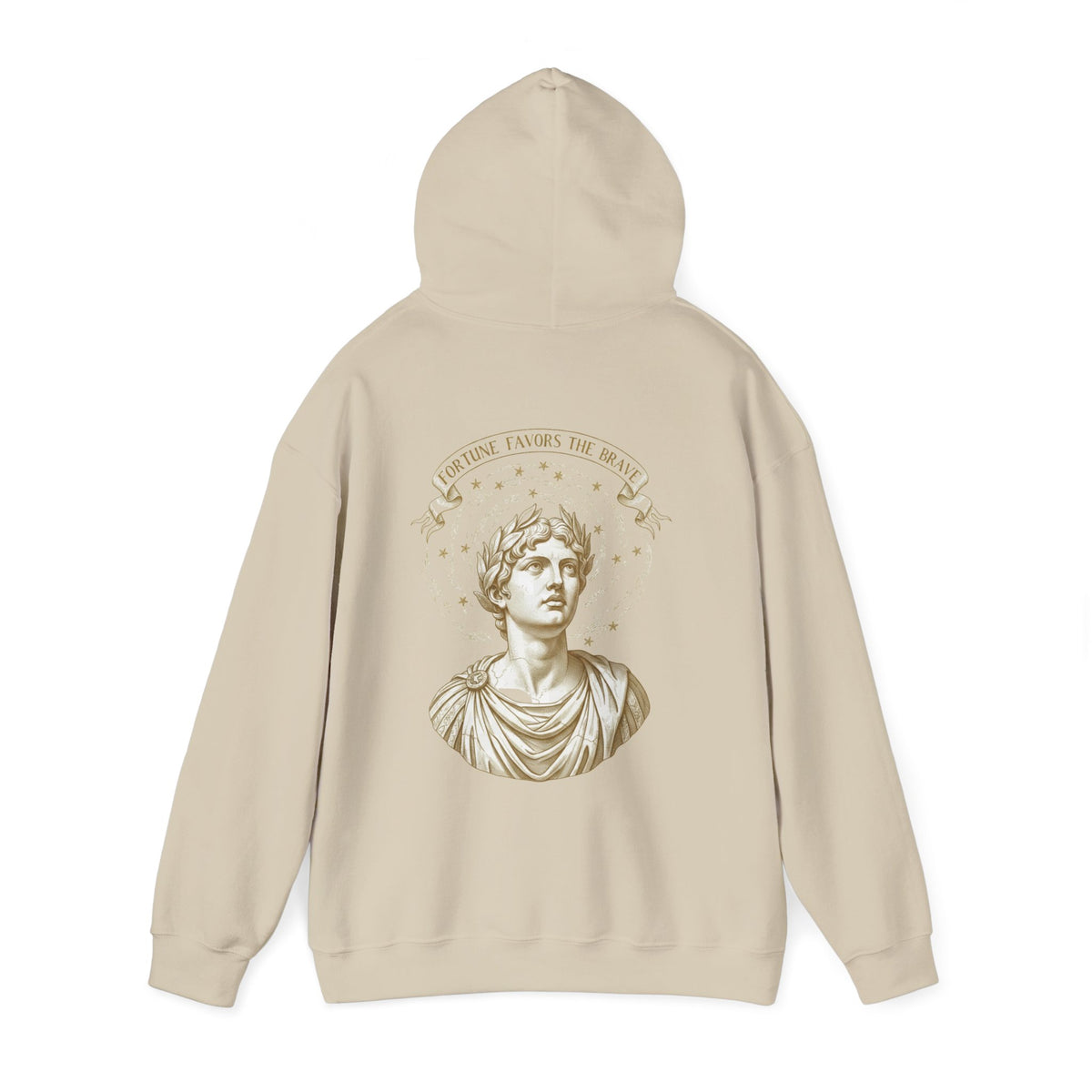 Apollo Hoodie — Greek God Statue Mythology Back Print