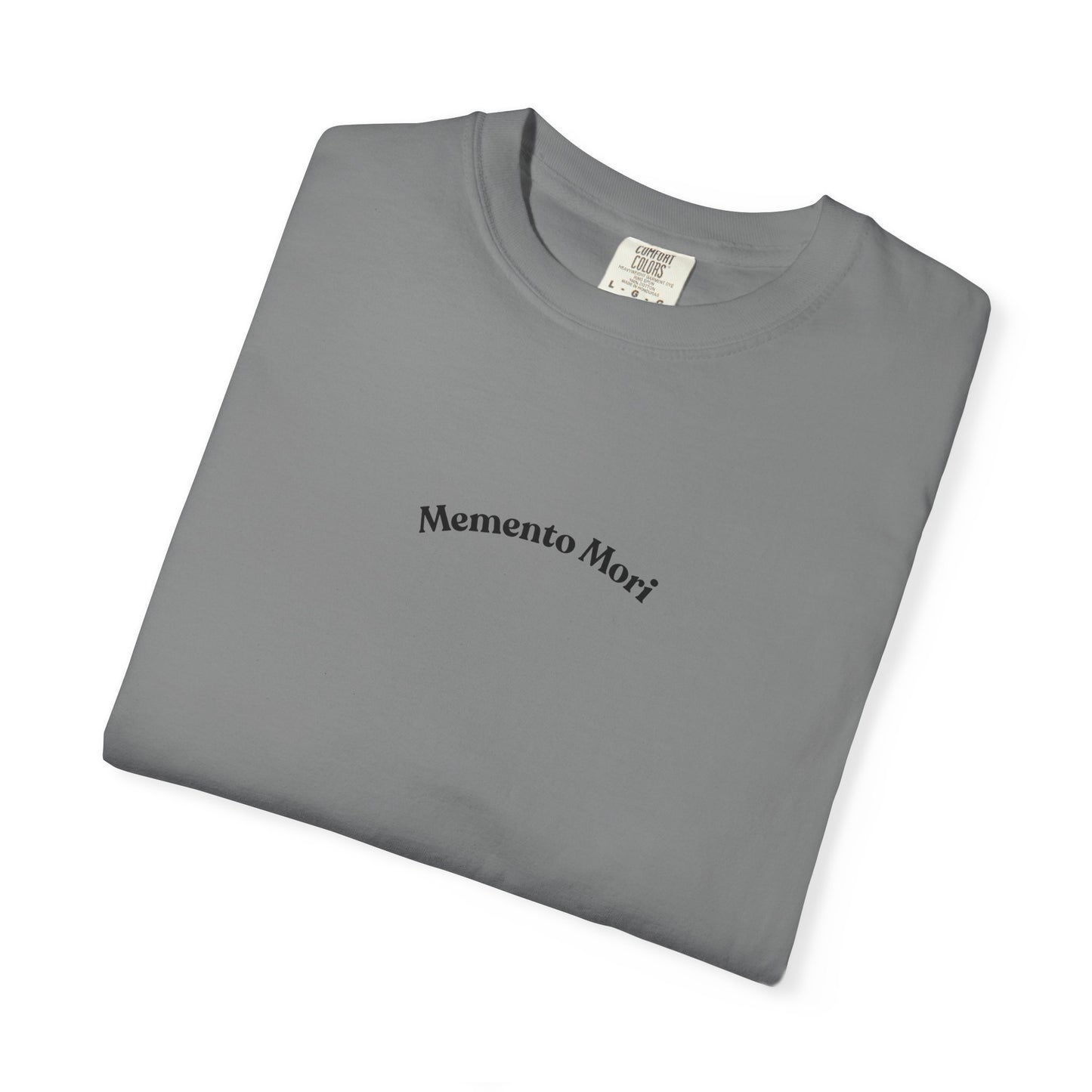 Memento Mori Tee — Skull & Roses Back Print