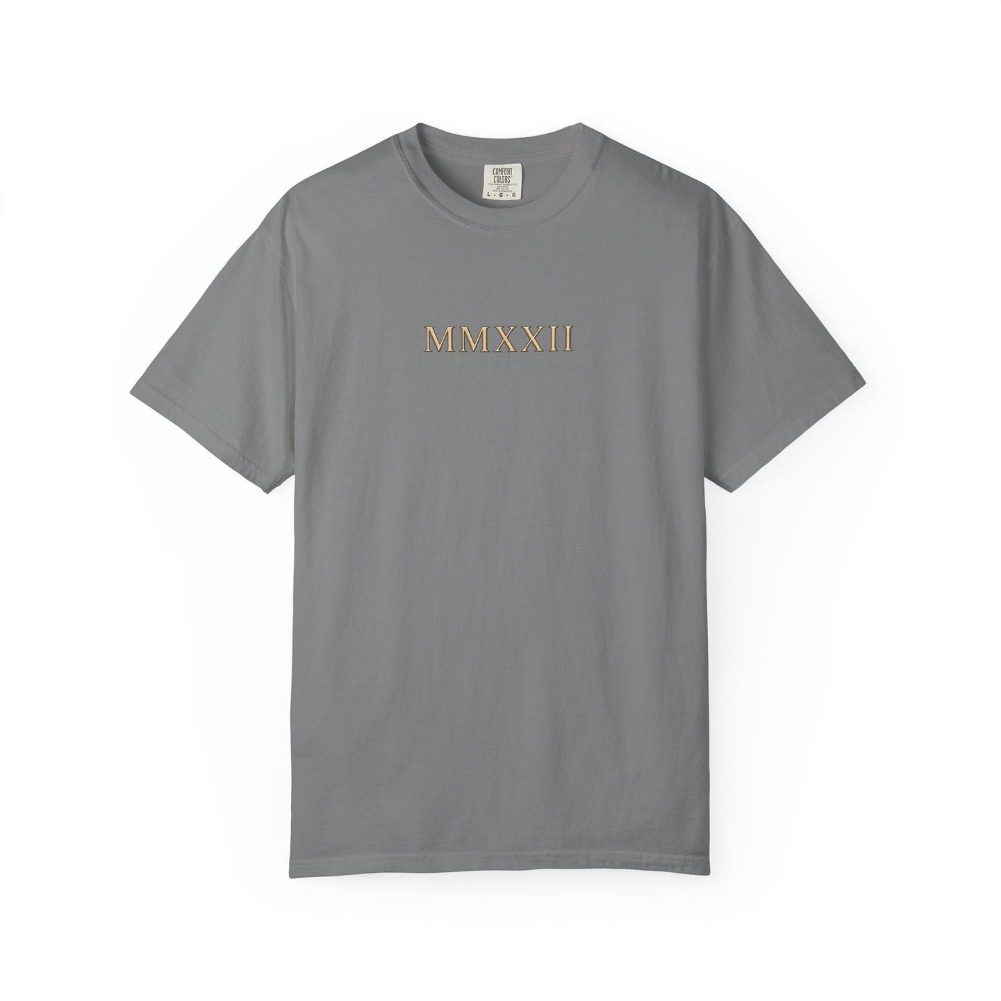 Roman Bust Tee — MMXXII Laurel Back Print