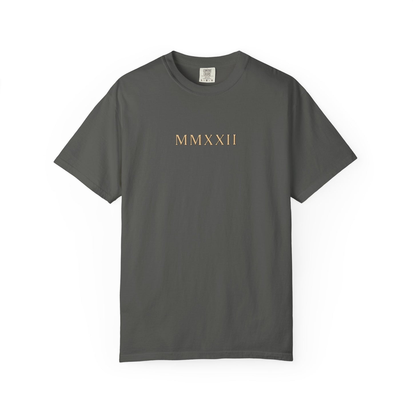 Roman Bust Tee — MMXXII Laurel Back Print