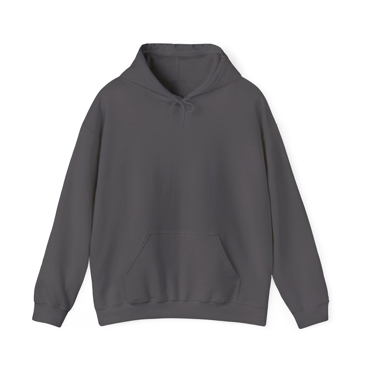 Marble bust crowned with laurel printed on the back of a heavyweight cotton-blend hoodie