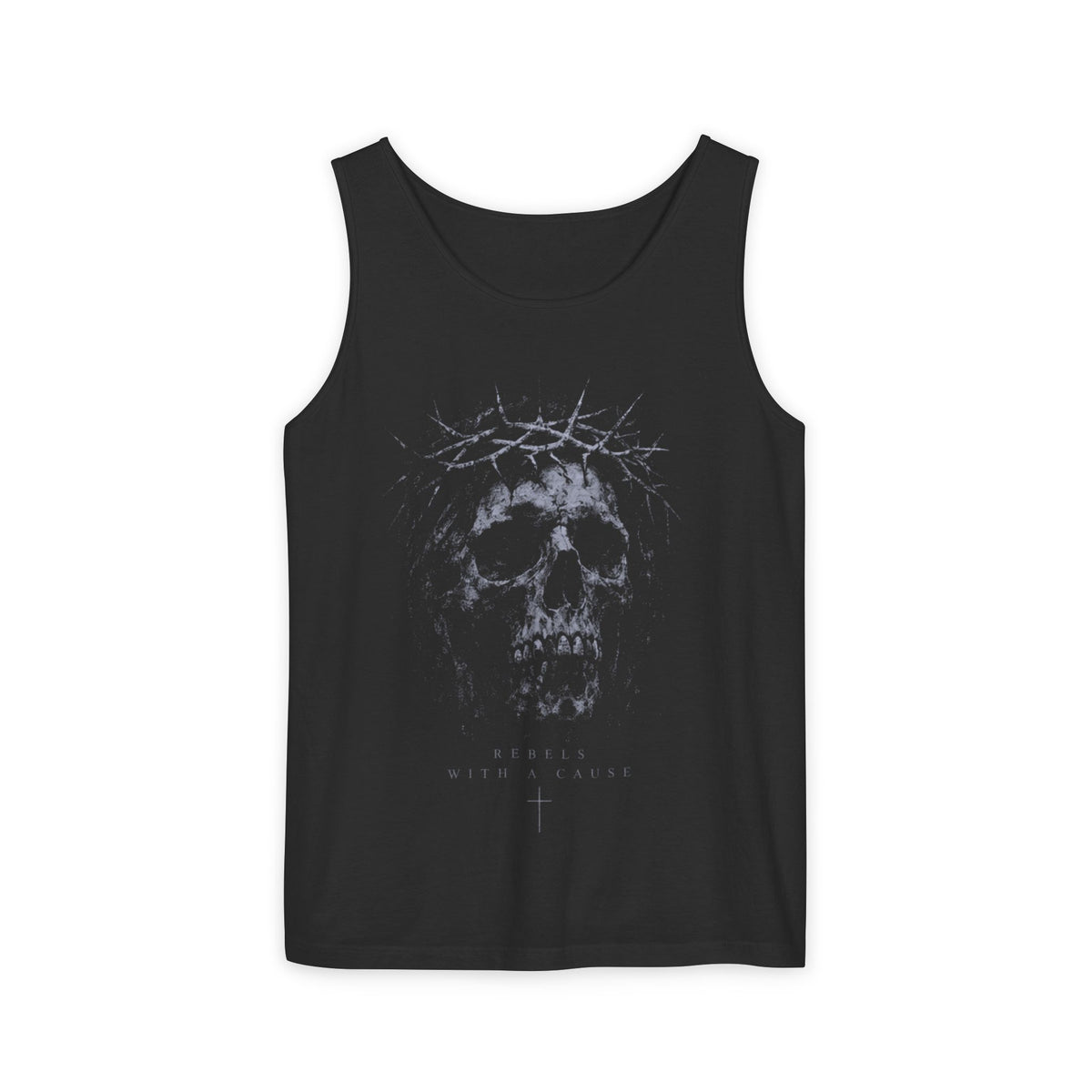 Crown of Thorns Tank — Gothic Skull Sleeveless Top