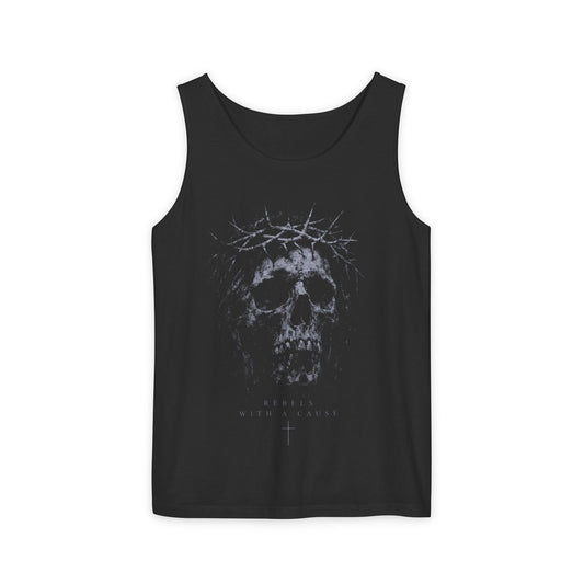 Crown of Thorns Tank — Gothic Skull Sleeveless Top