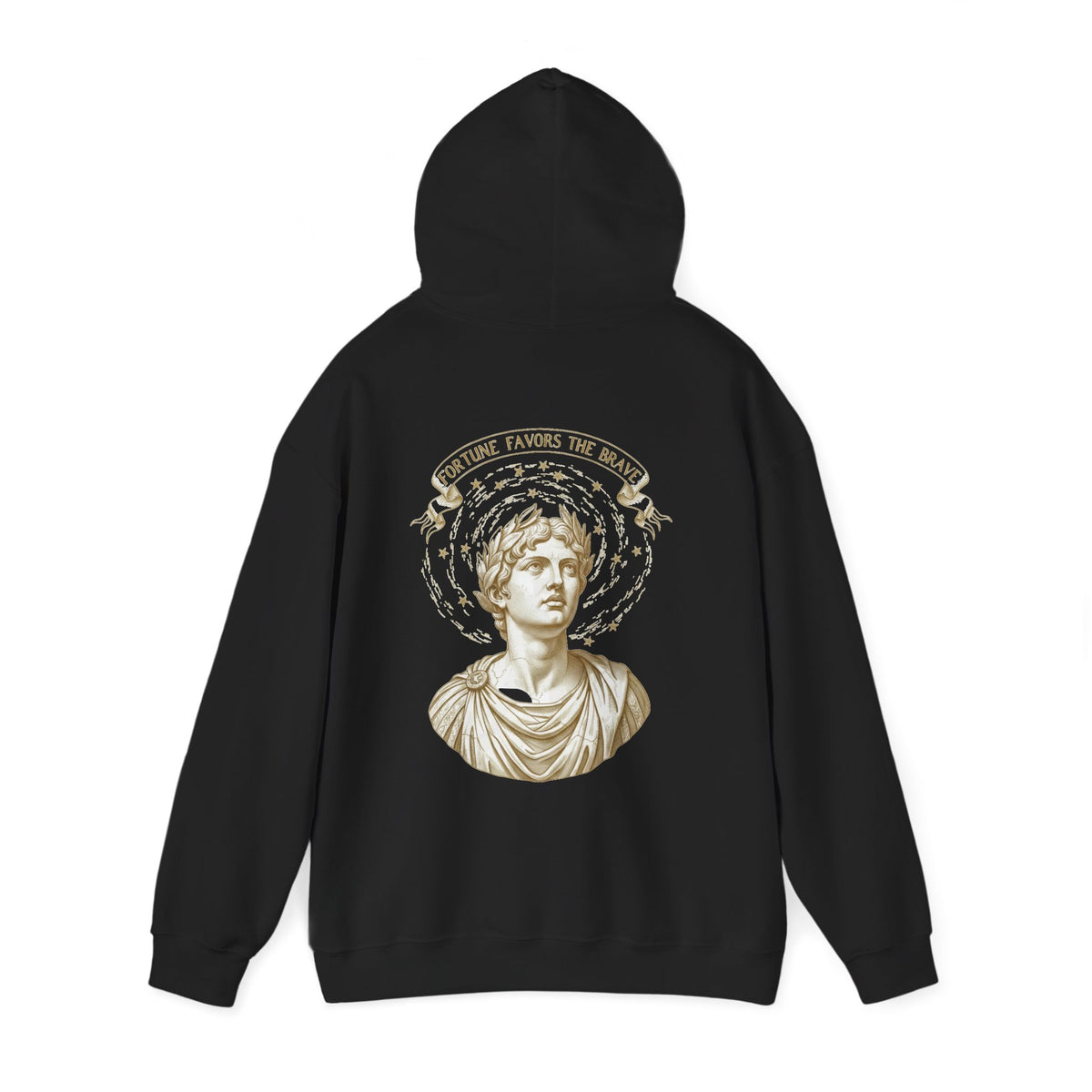 Apollo Hoodie — Greek God Statue Mythology Back Print