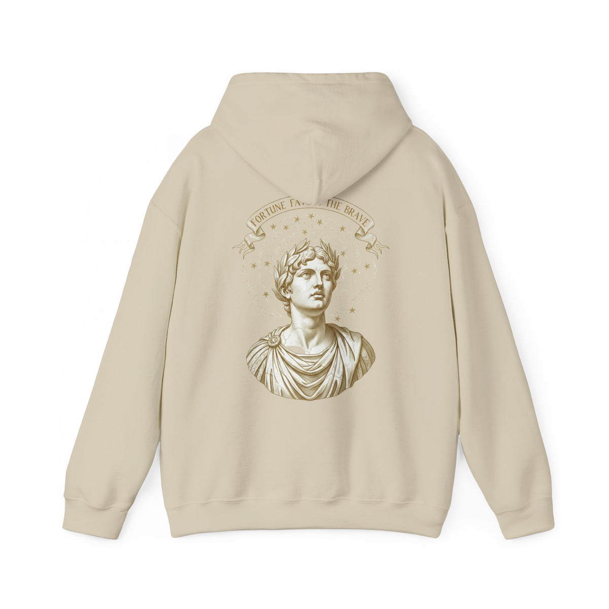 Apollo Hoodie — Greek God Statue Mythology Back Print