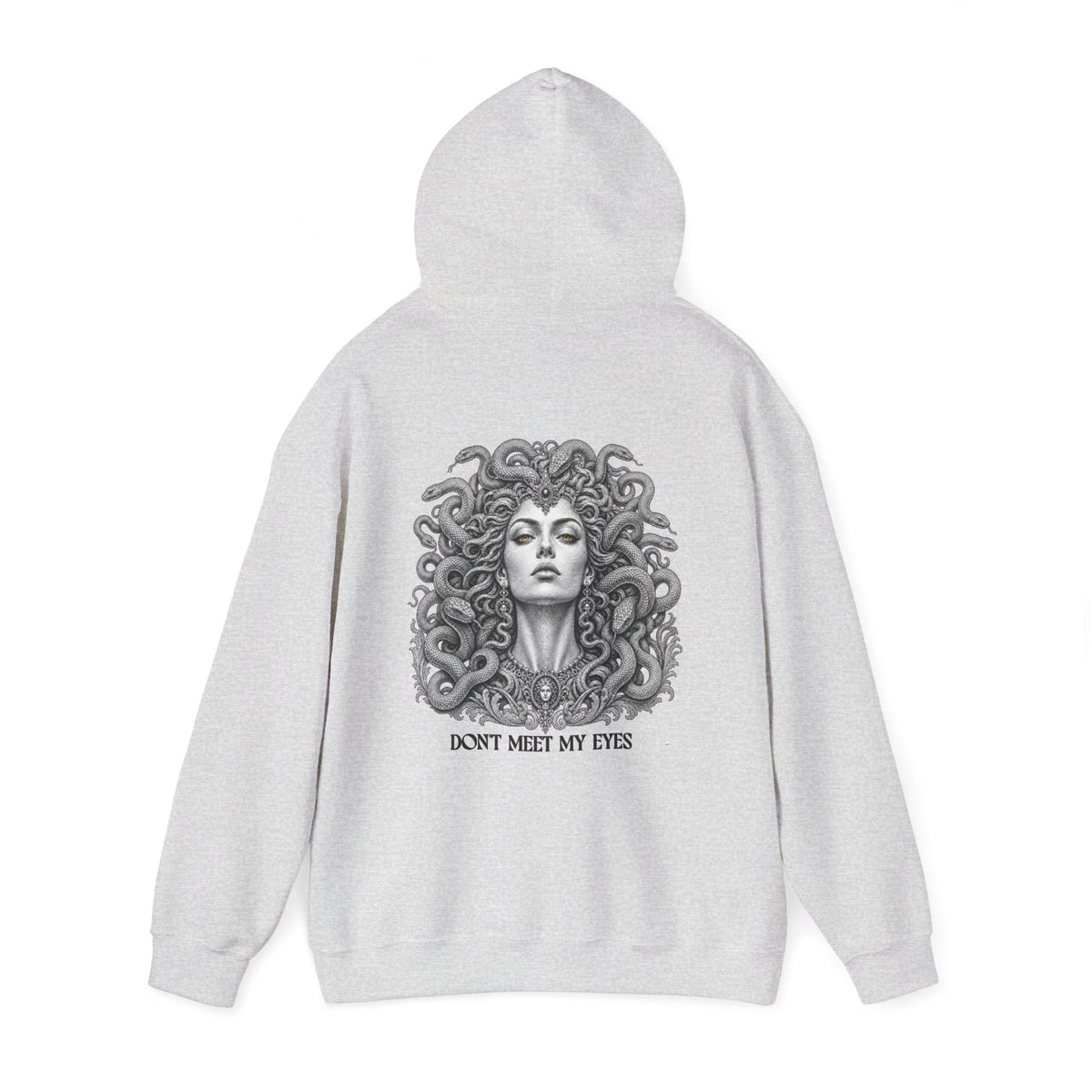 Medusa Hoodie — Greek Mythology Gorgon Back Print Sweatshirt