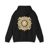 Sun Mandala Hoodie — Gold Celestial Medallion Back Print