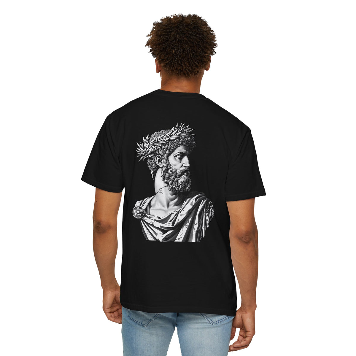 Classical Roman Bust T-Shirt — Vintage Statue Graphic Tee