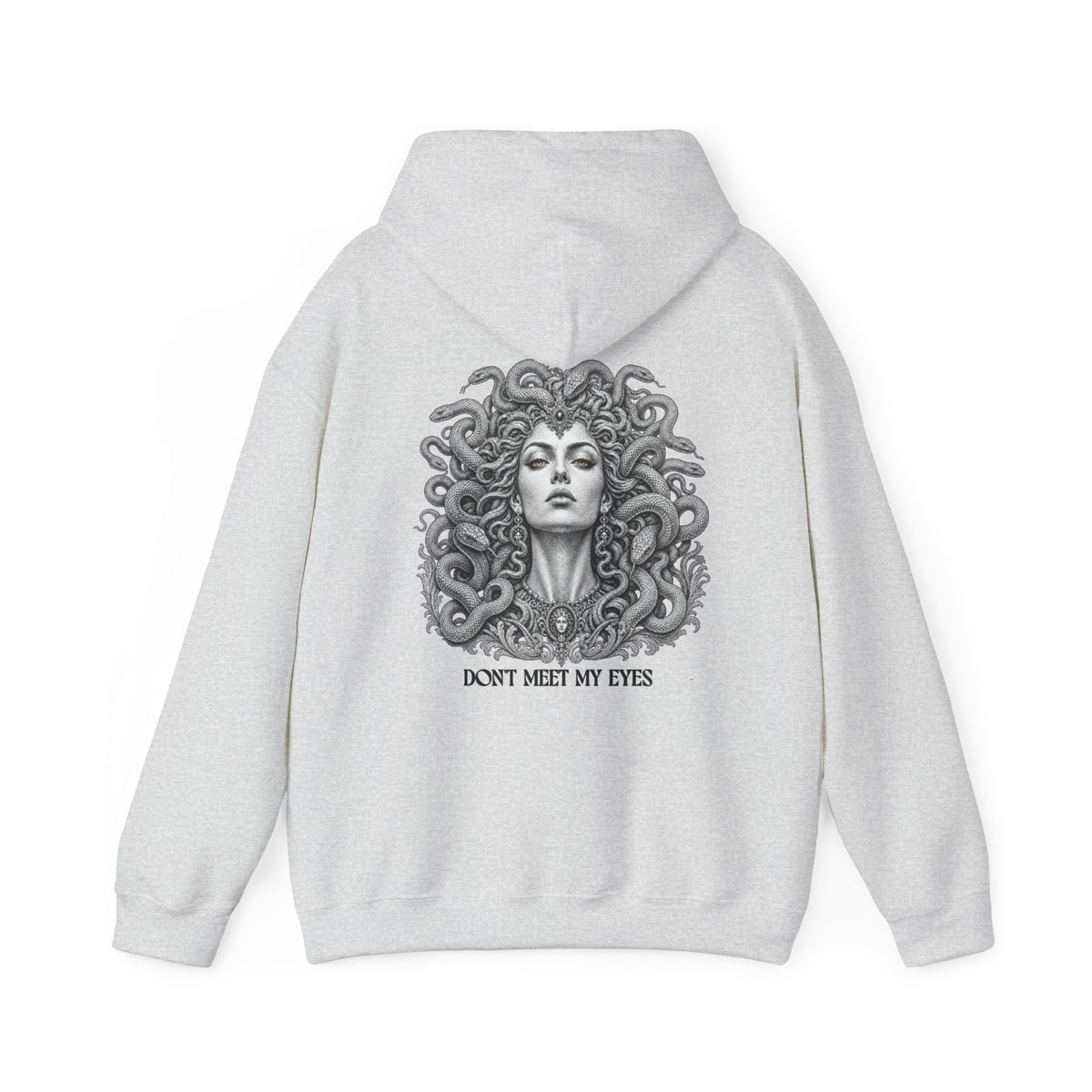 Medusa Hoodie — Greek Mythology Gorgon Back Print Sweatshirt