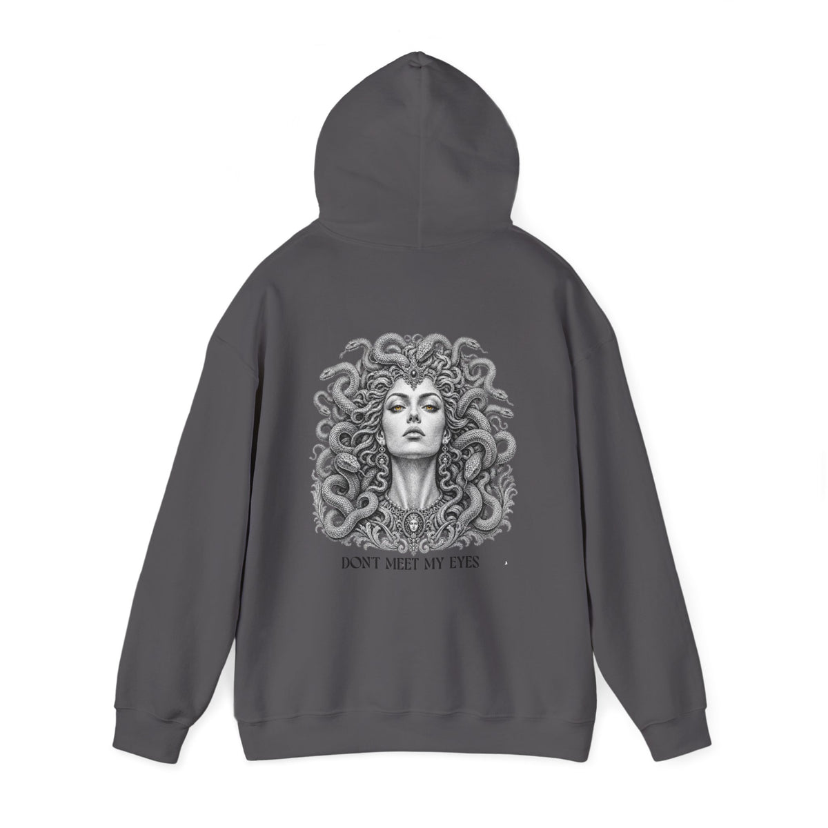 Medusa Hoodie — Greek Mythology Gorgon Back Print Sweatshirt