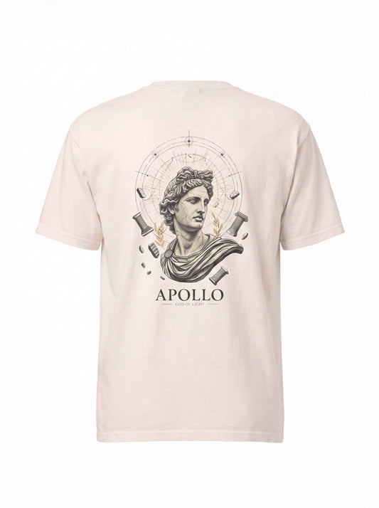 Apollo Tee — Greek God Statue Mythology Back Print Shirt