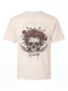 Skull and Roses Tee — Memento Mori Gothic Back Print Shirt